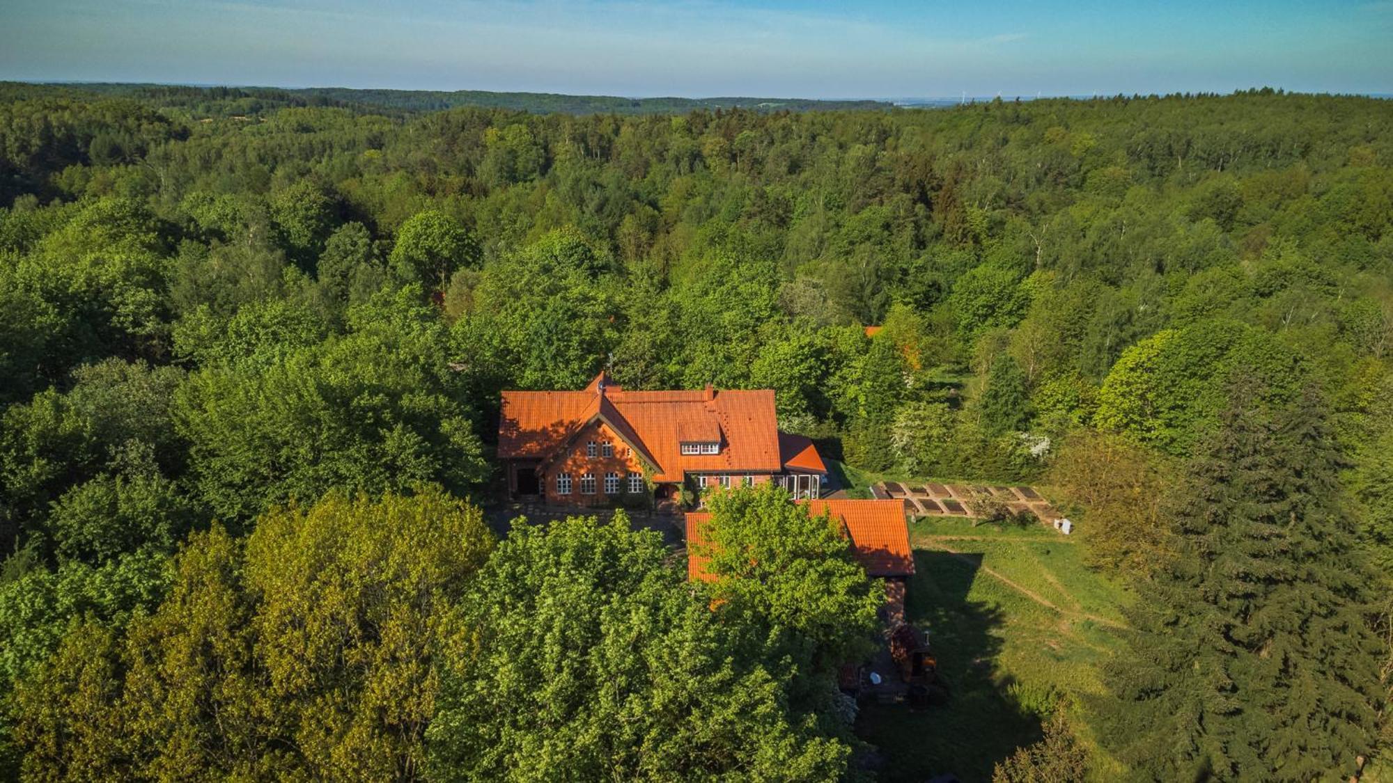 Dom Goscinny Stara Szkola Wysoka Wies Luaran gambar